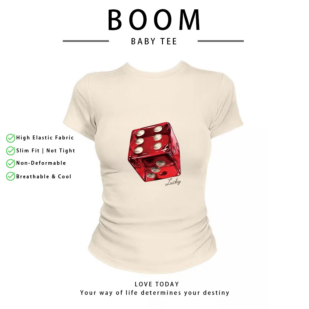 COD（จัดส่งภายใน 24 ชั่วโมง）เสื้อสาวอวบ เสื้อครอปท็อป แขนสั้น babytee สไตล์เกาหลี y2k T-shirt เสื้อผ้าใหม่ 2026 #022