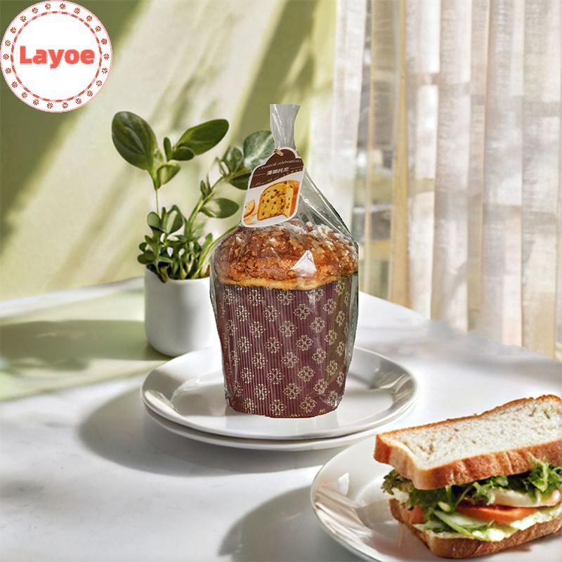 ถาดกระดาษ Layoe แม่พิมพ์ Dove Pastry Bread เค้กกล่องบรรจุภัณฑ์เค้กตกแต่งคริสต์มาส Holiday Party ครัว