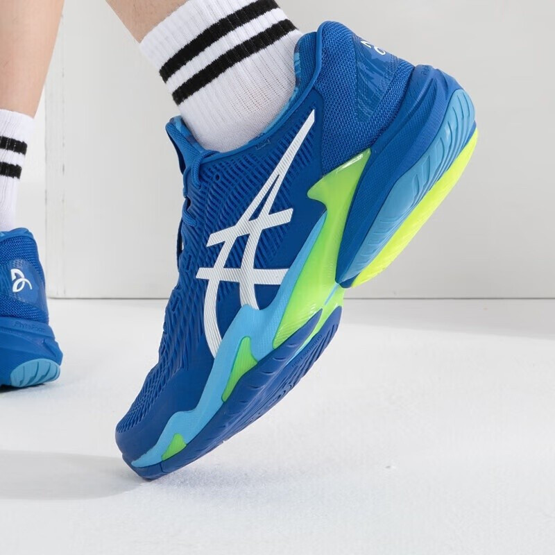 รองเท้าเทนนิส ASICS New Court FF 3 Novak การออกแบบให้มั่นคงและนุ่มนวล