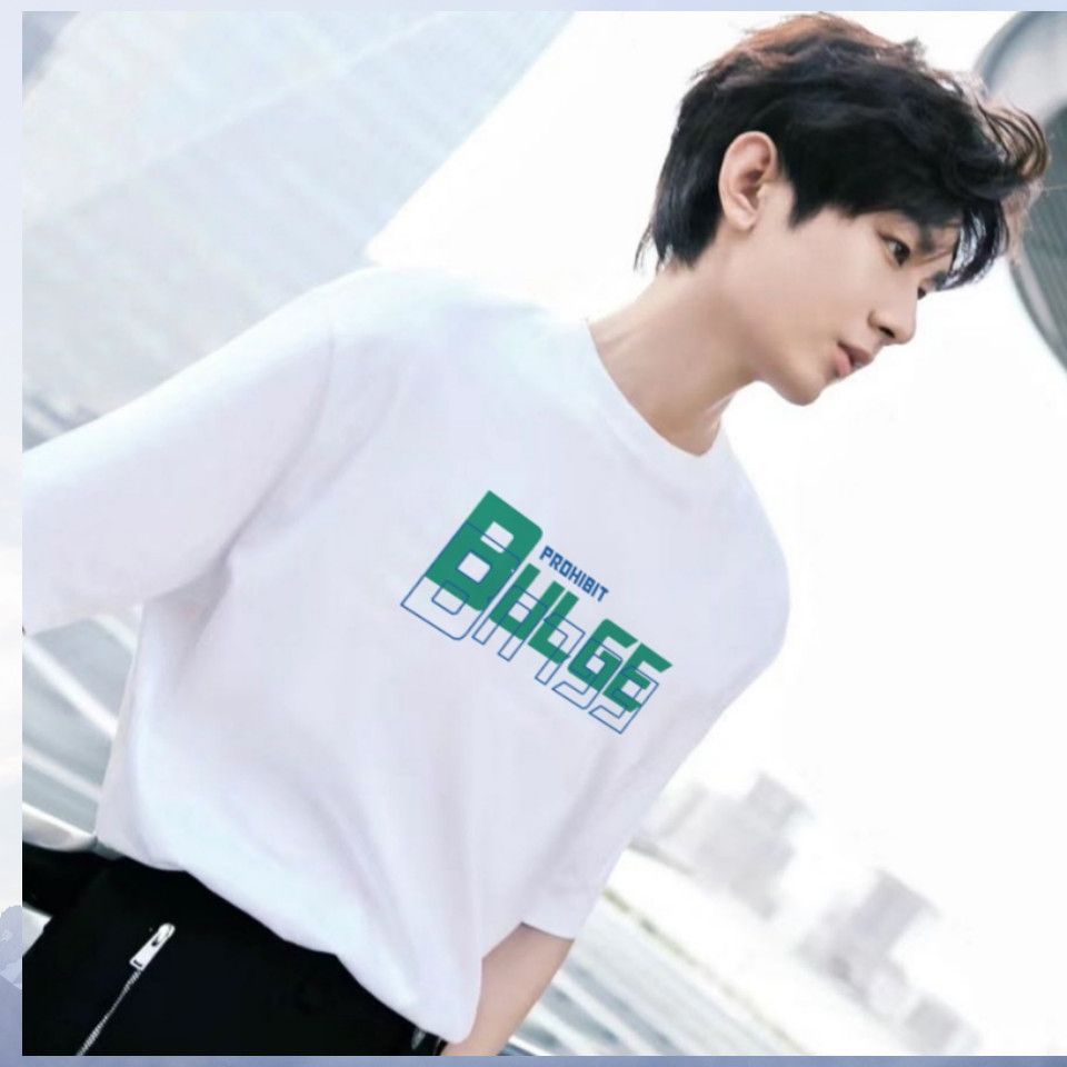 星成人同款港风头字母短袖衬衫男士夏季2025新款潮牌宽松上衣Star Cheng Yi กับสไตล์ Street Letter แขนสั้น T20251219