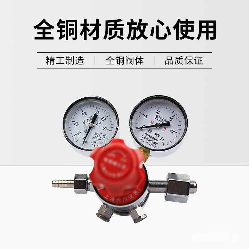 Tianchuan YQYS-731 ลดแรงดัน YQY-711 ลดแรงดัน Shanghai Double-Stage ออกซิเจนความดันวาล์วควบคุม M8EI