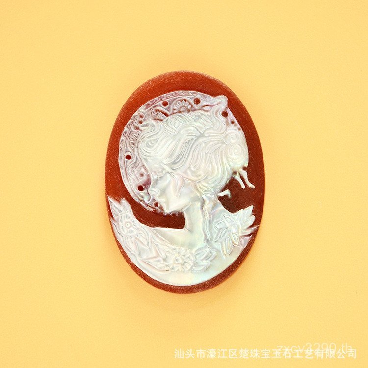 แหวนสติกเกอร์ Retro Avatar และ Fritillary Camelio ทำจาก.Black Agate และ.Red Agate