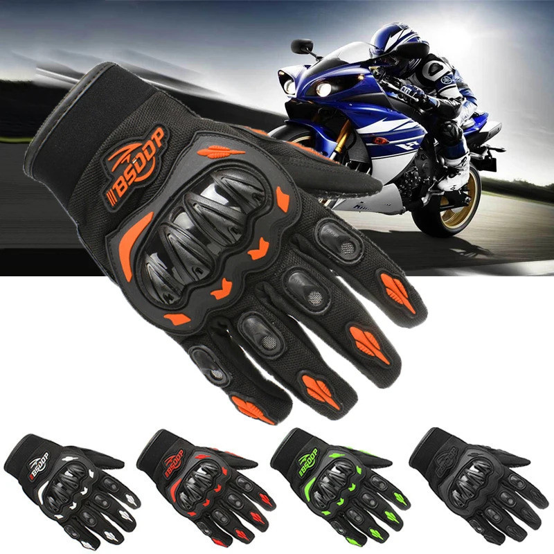 Motorcycle Gloves Full Finger Racing Gloves Outdoor Sports Protection Electric Bicycle Riding Cross 