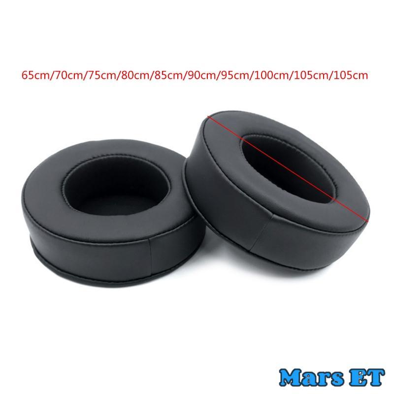 Mars Soft Foam Earpads 65-110MM เปลี่ยนฟองน้ําเบาะหูฟัง PU หนังแผ่นรองหูฟัง