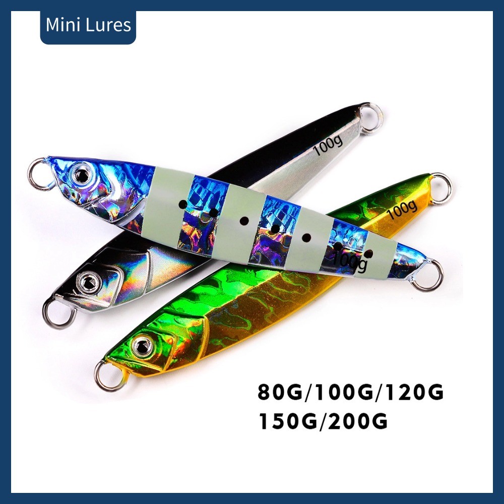 เหยื่อยาง ปลา ตกปลา ตกปลา เหยื่อจิ๊ก เหยื่อ 120g 150g Mini Lures F154