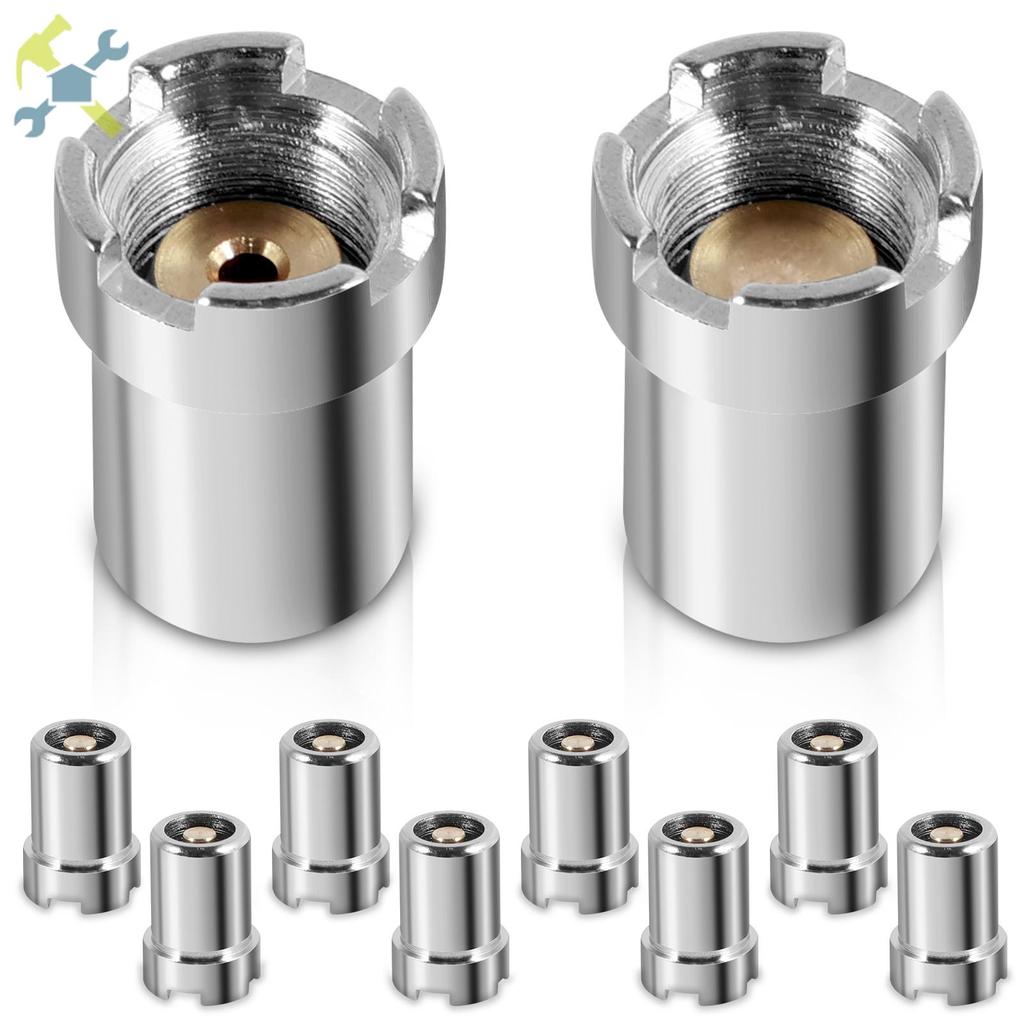 10ชิ้น510เกลียวอะแดปเตอร์แม่เหล็กสากลสกรูแปลงแม่เหล็กแหวนเกลียวอะแดปเตอร์ ร้านค้า4056