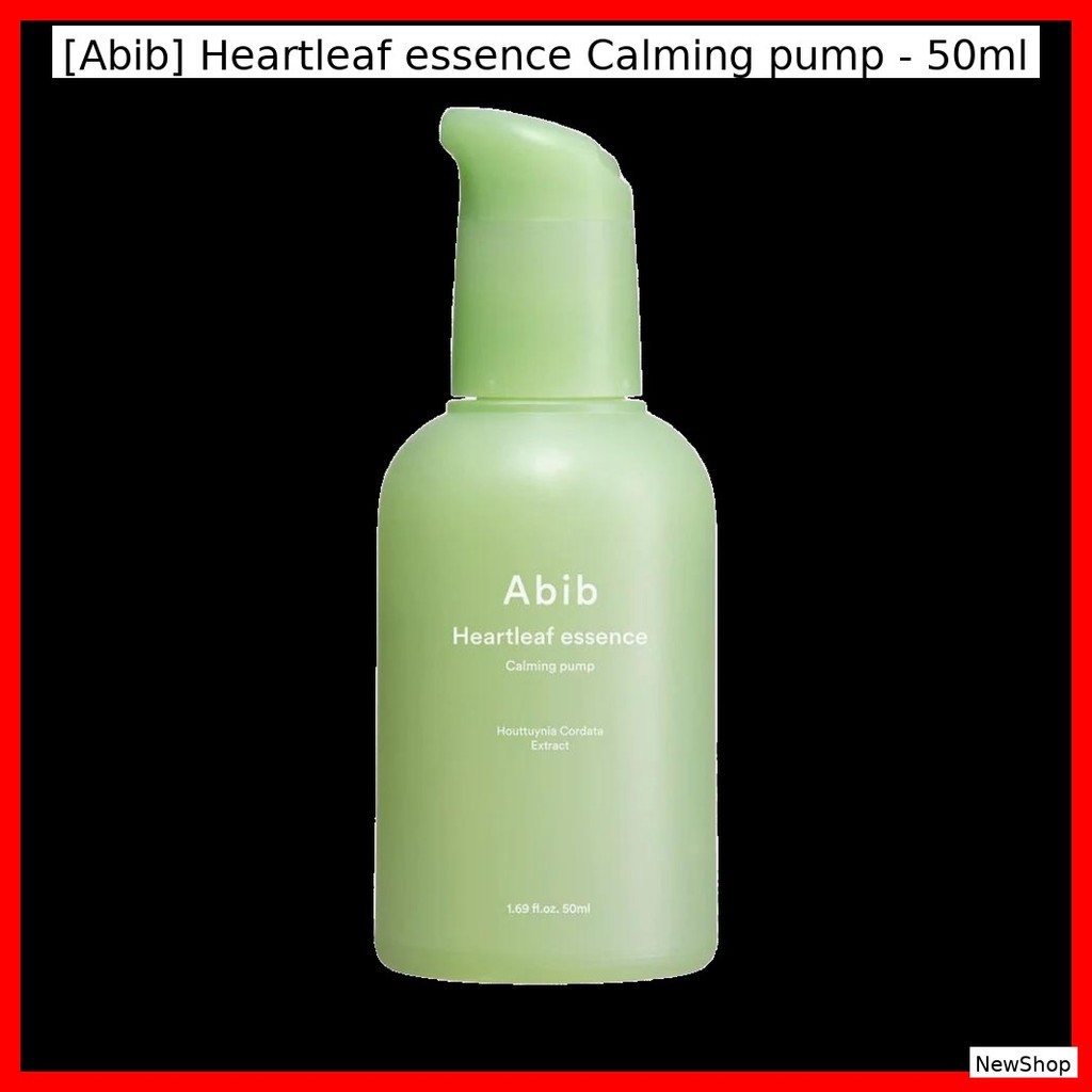 [Aib] Heartleaf essence Calming pump - 50ml / Calming, Hydrating by NewShop