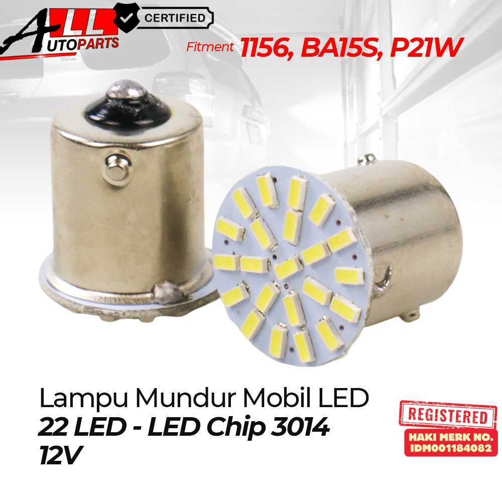 ไฟถอยหลังรถยนต์ LED 1156 BA15S SMD 3014 2 ชิ้น