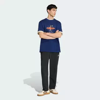 adidas ไลฟ์สไตล์ เสื้อยืดพิมพ์ลาย DOODLE STAND-UP PADDLE ผู้ชาย สีน้ำเงิน KB4902