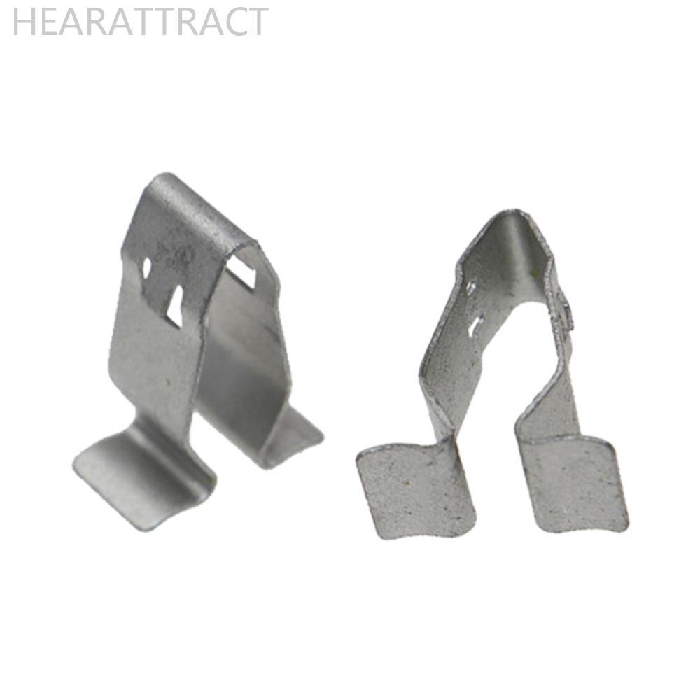 HEARATTRACT 10 ชิ้นโลหะภายในรถ Trim คลิปชุด Sill เสาที่นั่งแผงด้านหลัง Fastener Auto Repair อะไหล่สํ