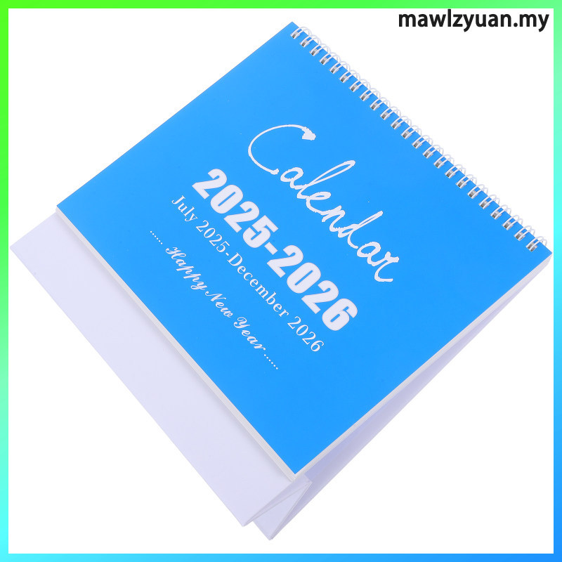 ปฏิทินตั้งโต๊ะ รายเดือน วัน Planner 2025-2026 Calender Radio malzyuan