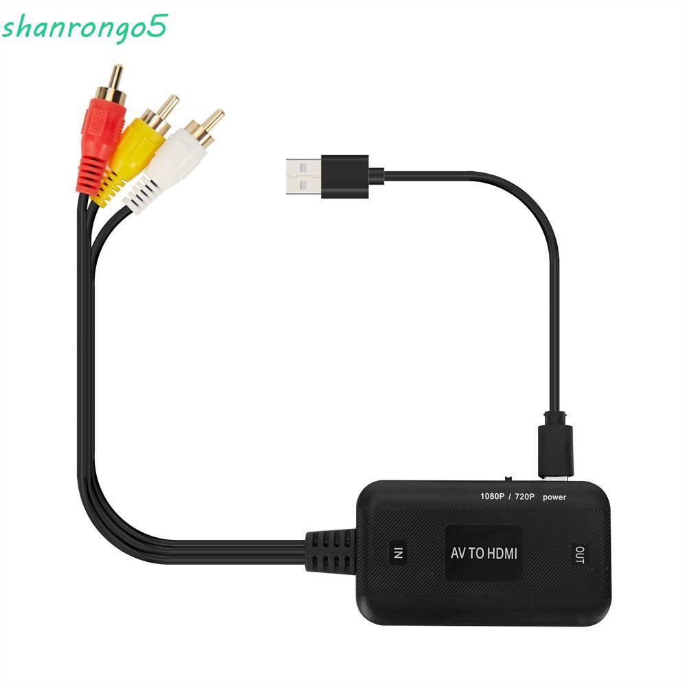 ZONAL AV to HDMI Converter HD Link Cable Universal Audio Cable RCA to HDMI Cable RCA Female/Male AV/