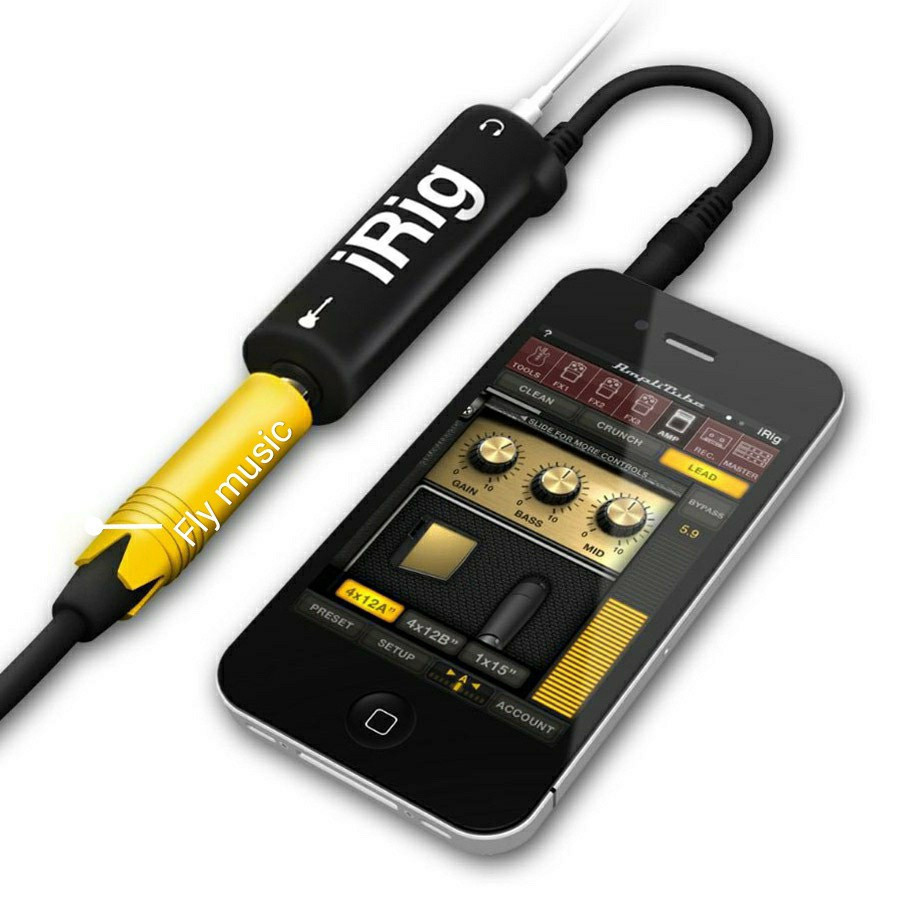 Irig -Irig Live Stream อุปกรณ์บันทึกเสียงสําหรับ iPhone, แท็บเล็ต Apple, Itouch