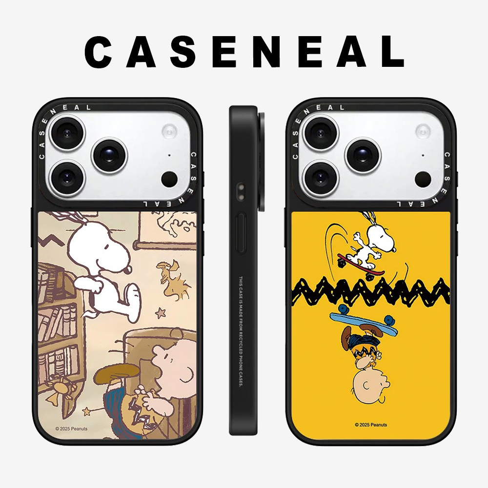 Drop proof CASENEALเคสโทรศัพท์สําหรับiPhone 17ProMax 17pro 17 air 16promax 16 15promax 15 14promax 13 13promax hard Caseน่ารักSnoopy 12 12PromaxกรณีiPhone 11กรณีคุณภาพสูง