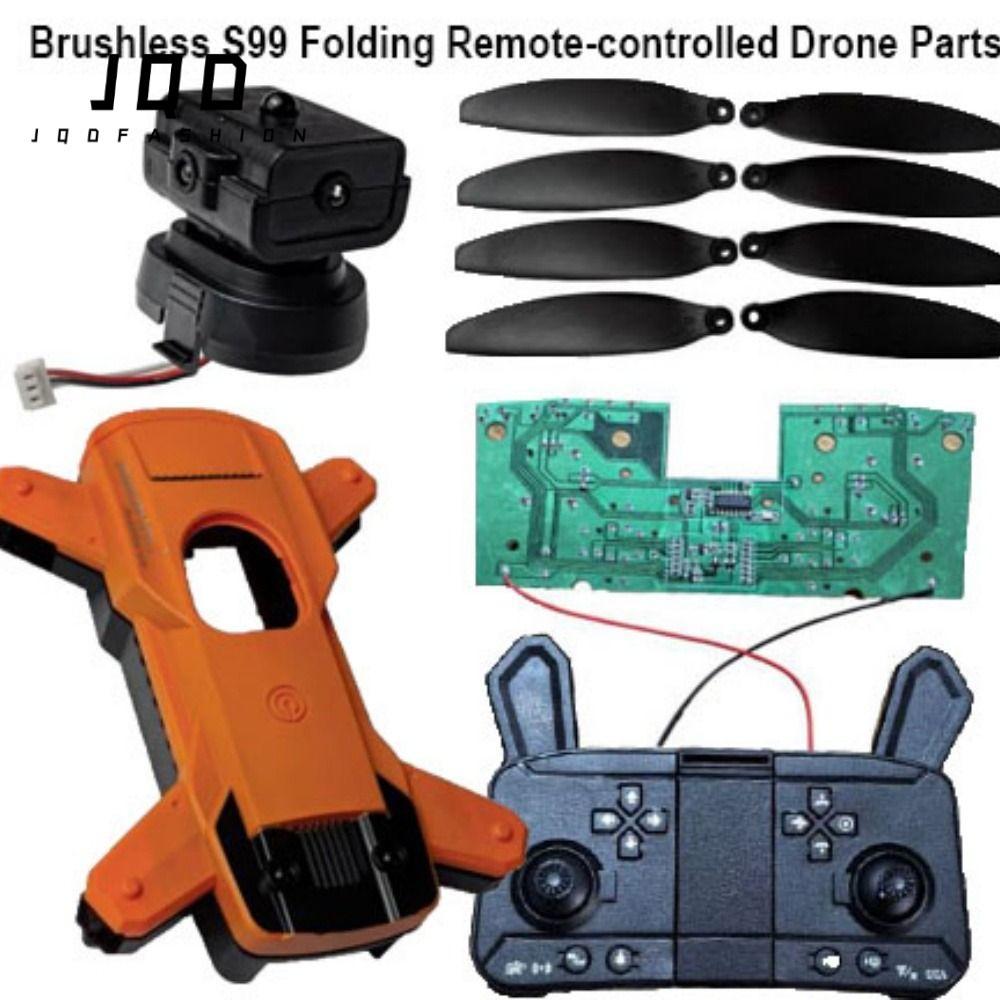 JQD Brushless S99 ใบพัดไร้แปรง,Universal 10 รูปแบบพับรีโมทคอนโทรล Drone Parts,สีดํารีโมทคอนโทรลอุปกร
