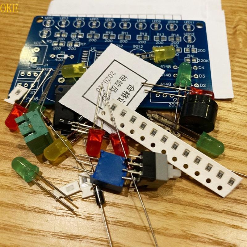 OKE LED แฟลช DIY ชุดวงจรการผลิตอิเล็กทรอนิกส์ DIY Suite DC4 5-5V