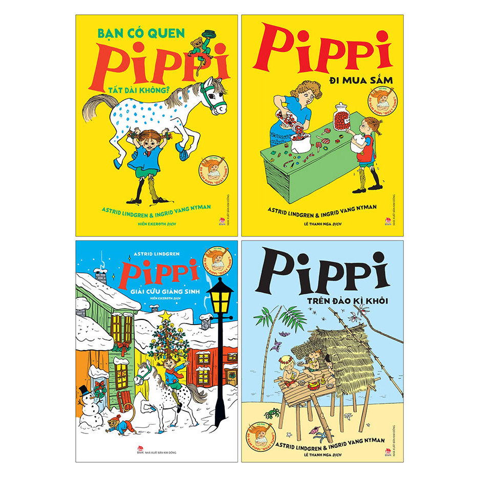Pippi Long Socks Combo (4 เล่ม)