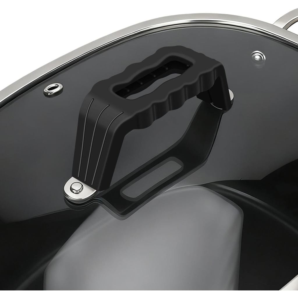 ฝาครอบซิลิโคนฝาครอบจับใช้งานร่วมกับ Ninja Foodi Posible Cooker Pro 8.5 Quart MC1000,MC100,MC1010 & 6