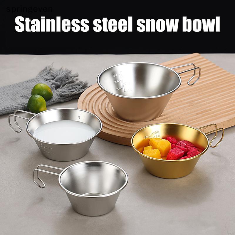 Springeven 10/12/14 ซม. Sierra ถ้วยกลางแจ้งสแตนเลส Sierra ถ้วยกาแฟบนโต๊ะอาหารปิคนิคแบบพกพาบาร์บีคิวเ