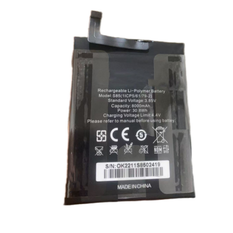 เหมาะสําหรับ Oukitel/Oukitel WP10 S85 แบตเตอรี่โทรศัพท์มือถือความจุขนาดใหญ่ใหม่เอี่ยม 8000mAh