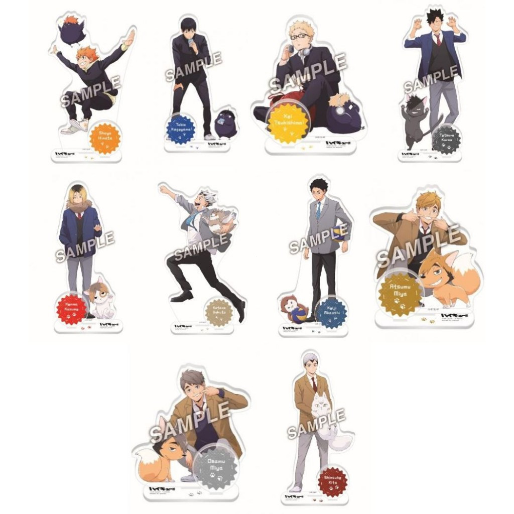 (Value-Packed)HAIKYUU!! Playing Acrylic Stand, Genuine High-Q Standee