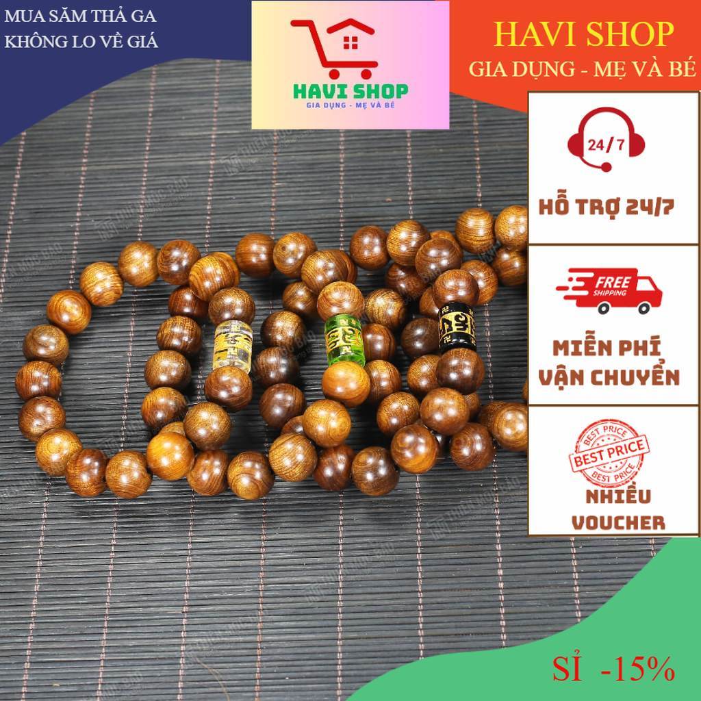 (ของขวัญ) สายคล้องคอ/สร้อยข้อมือทําจากไม้ Green Cypress พร้อมลูกปัดกลมผสม Lu สําหรับผู้ชายและผู้หญิง