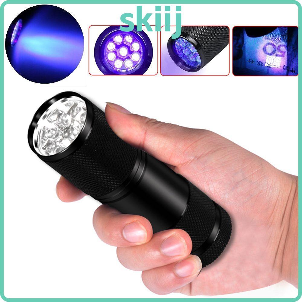 ไฟฉาย LED UV 395nm ส่องสว่าง ทนทาน