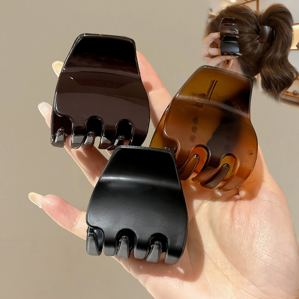 กิ๊บติดผมอะคริลิคทรงย้อนยุค สำหรับผมหางม้าสูง จับกระชับแน่น