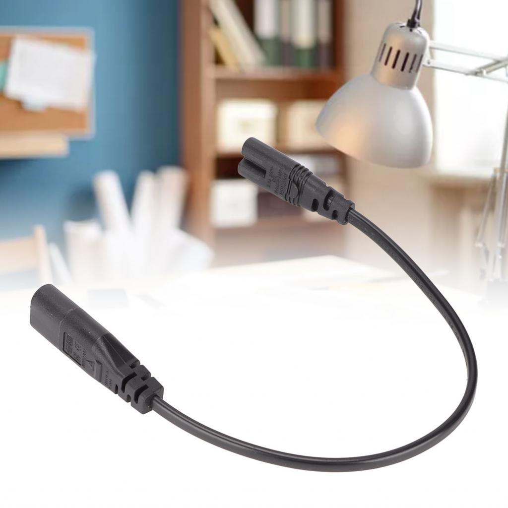 IEC320 C8 ถึง IEC320 C7 สายไฟ Professional ทองแดงบริสุทธิ์ Conductor Extension Power Adapter สําหรับ