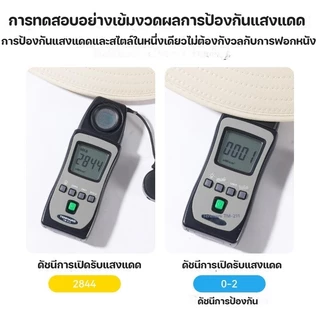 หมวกกันแดด หมวก ปิดหน้า หมวกกันแดด สามารถแยกชิ้นได้ UPF50+ ออกแบบเพื่อกันลม กันฝุ่น และป้องกัน UV