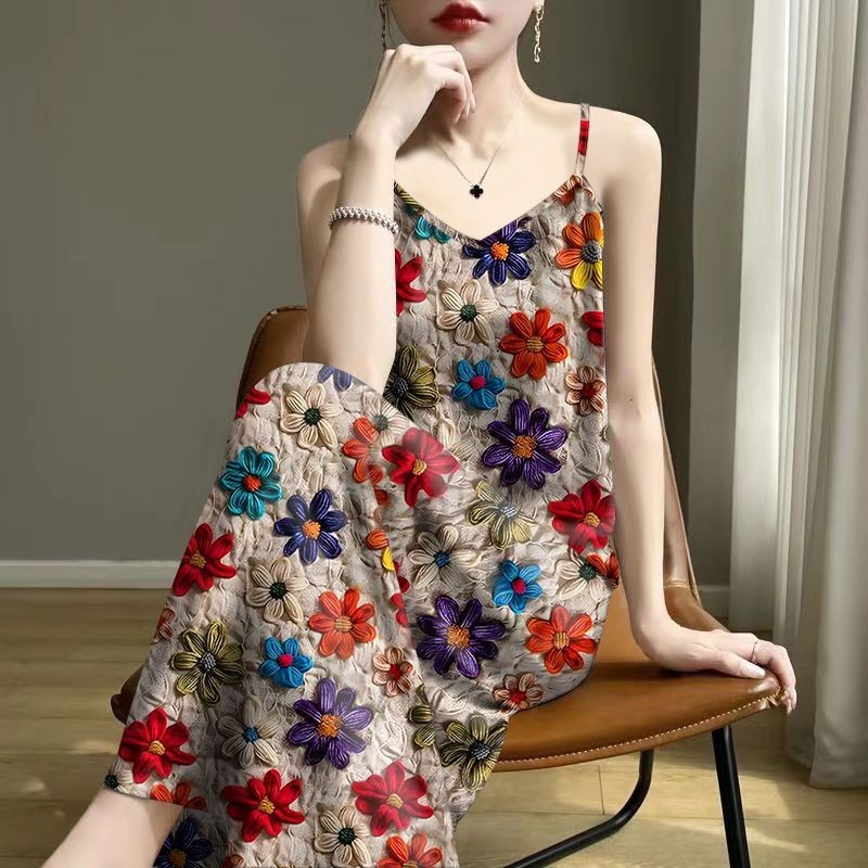 เสื้อกั๊กลายทางสำหรับแม่ท้อง พร้อมชุดยาวกลาง สไตล์แฟชั่นฤดูร้อน Clearance ปี 2025