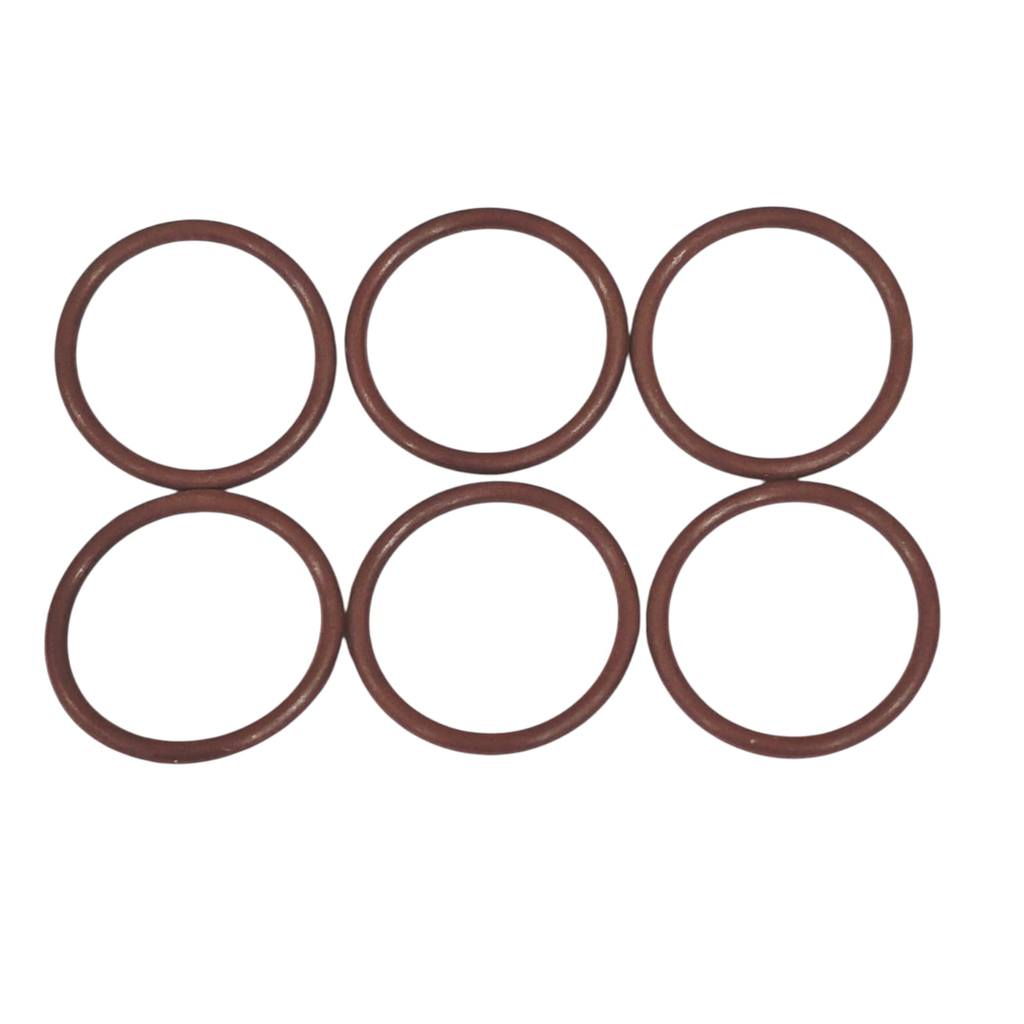 INDOBASE Oring Nitrile Rubber O-Ring Seal 15x18x1.5mm สีน้ําตาล 6 ชิ้น