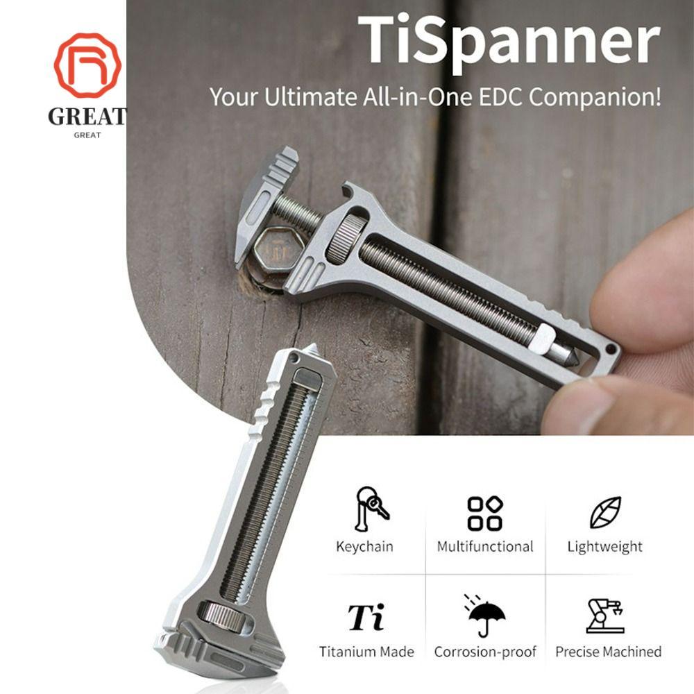 GREAT Mini Caliper 10-in-1 Function Multi-tool เครื่องมือพกพาสำหรับใช้งานกลางแจ้ง