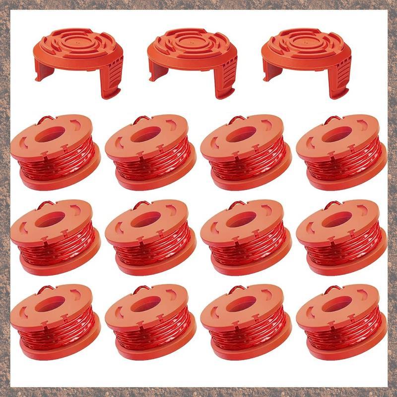 [CVD] รุ่นสําหรับ WA0010 Grass Trimmer Line Spool Replacement-15pcs 10ft ชุด, Edger Line รวม