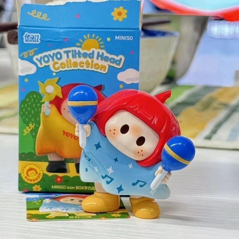 Miniso Yoyo Tilted Head Collection ฟิกเกอร์ Blindbox - รูปที่ 6