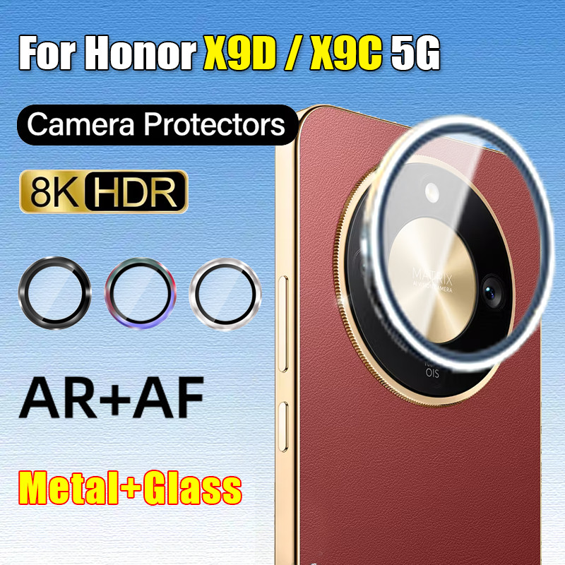 Honor X9D/X9C 5G แหวนโลหะป้องกันกล้อง เลนส์กระจกนิรภัย ป้องกันฟิล์ม