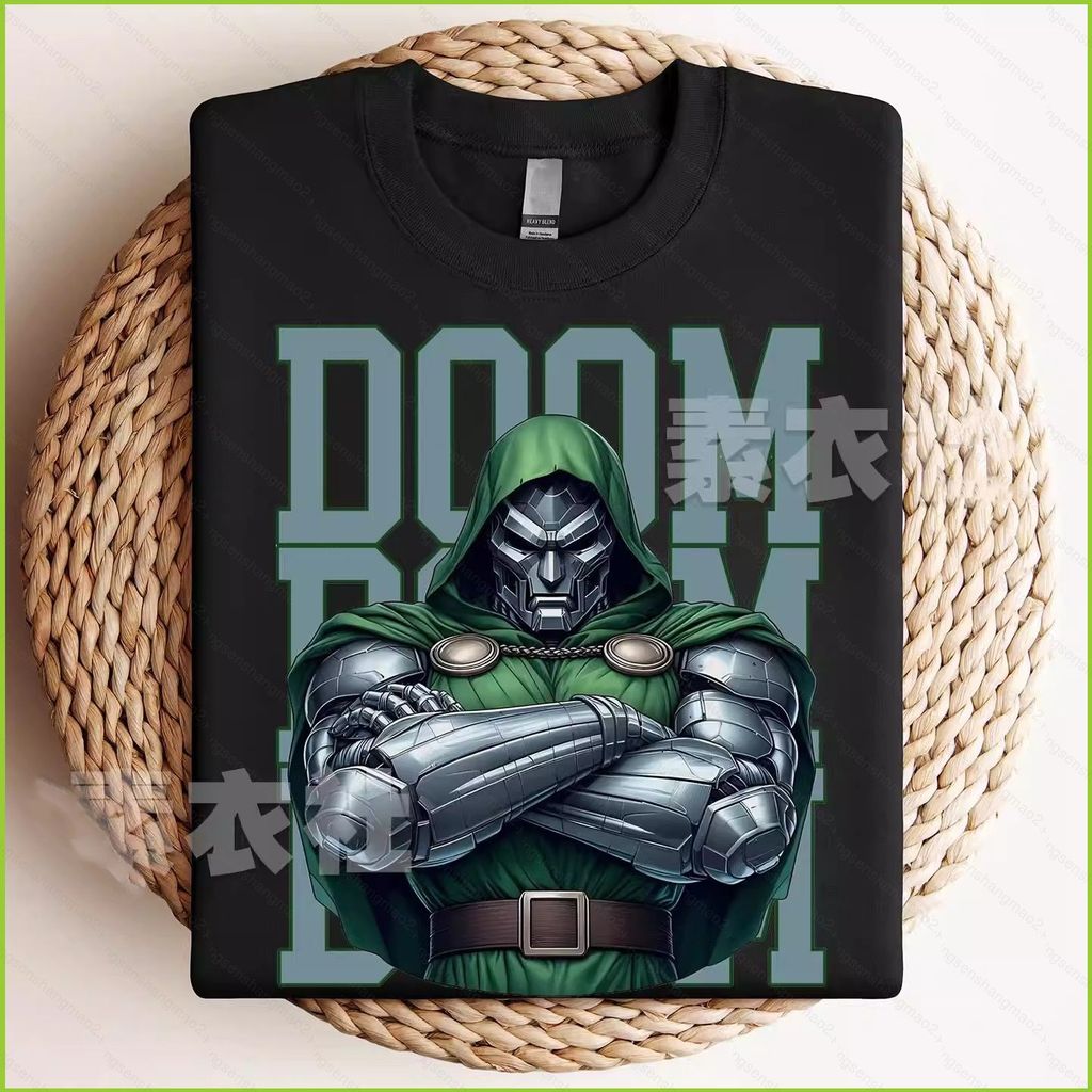 เสื้อยืดแขนสั้น PS Avengers Doomsday และ Doctor Doom ออกแบบตามอนิเมะ แนวโน้มแฟชั่นฤดูร้อน
