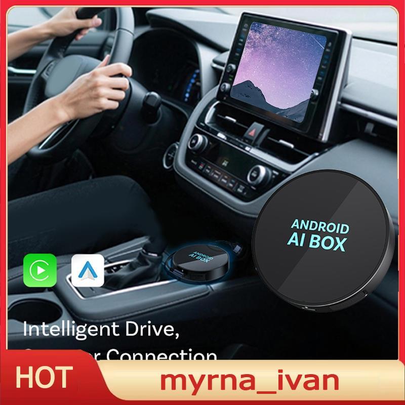 Wireless Carplay AI Box Android Auto Box ระบบ AI Android 13 8+ 128G สําหรับการสนับสนุนสตรีมมิ่ง