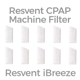 10 ชิ้นResvent เครื่อง CPAP เครื่องช่วยหายใจกรองผ้าฝ้าย Pad กรองเมมเบรน Rongxin Ibreze20A ตัวกรอง CPAP