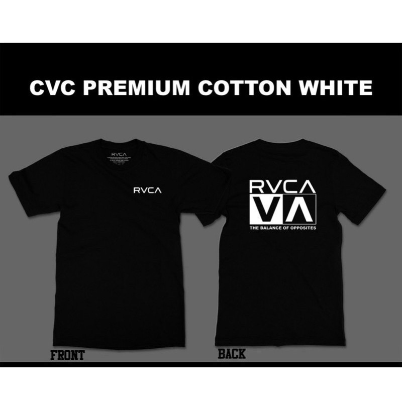 Hot Sale RVCA Tee • เสื้อลายRVCAทรงคล่อง ทำจากผ้าฝ้าย 100%