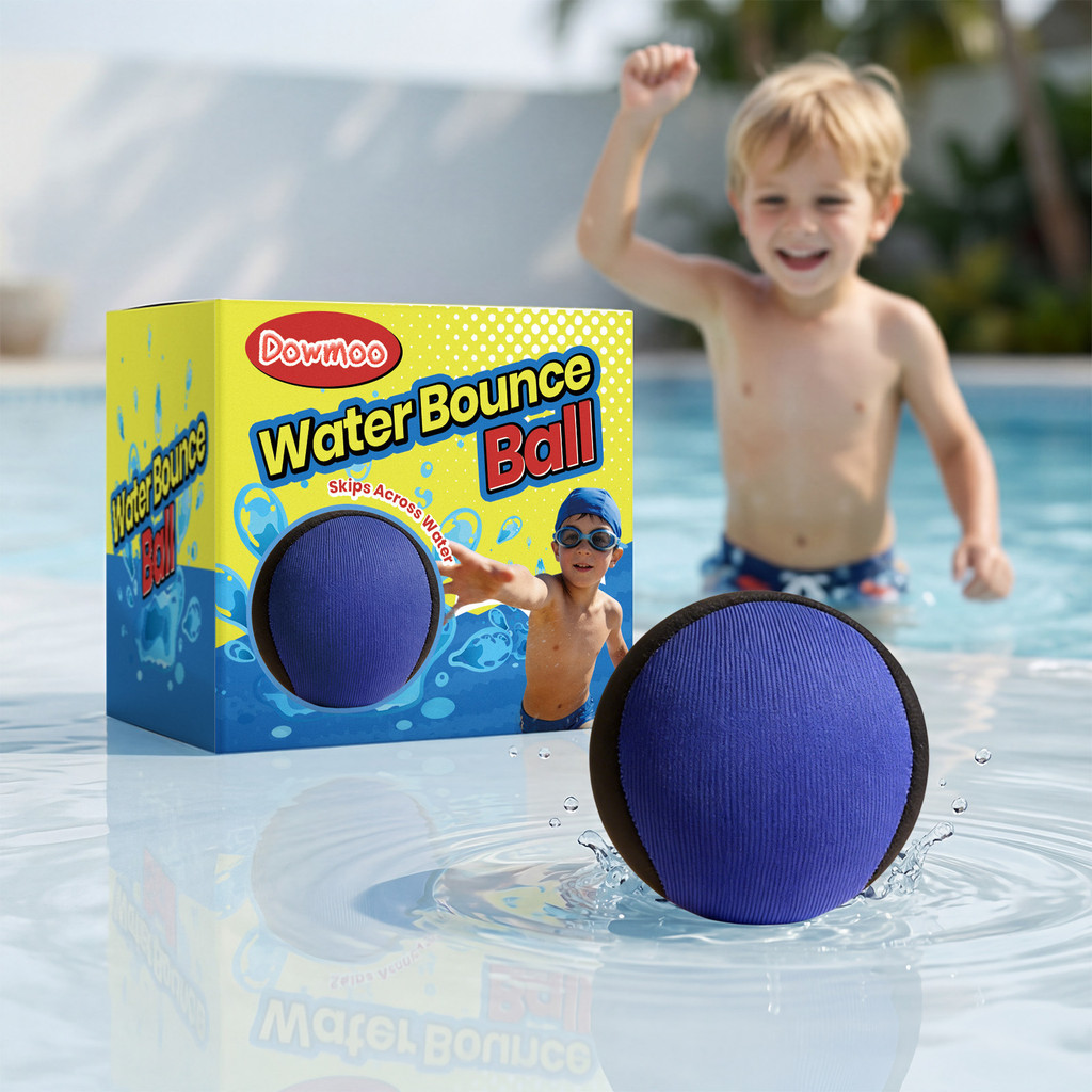 เล่นน้ําฤดูร้อนกลางแจ้ง​ – Bouncy Splash Ball (ยืดหยุ่นลอยน้ําสําหรับสระว่ายน้ํา/ชายหาด, Kids/Family Portable)