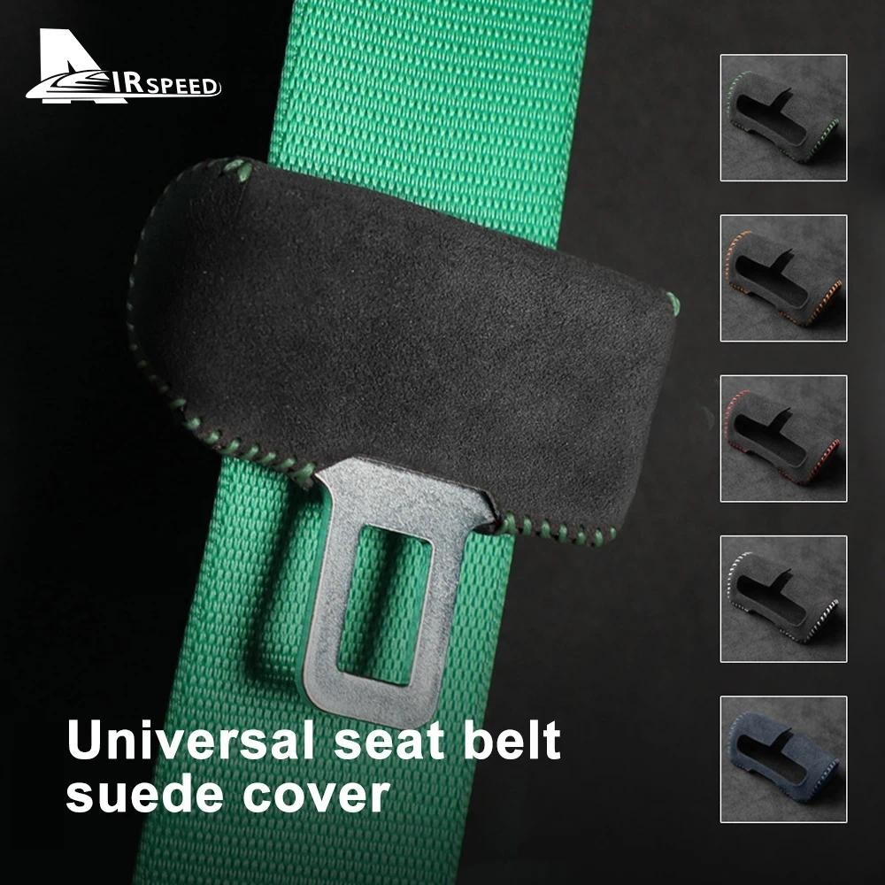 Top Suede รถเข็มขัดนิรภัยหัวเข็มขัดไหล่สําหรับ BMW G30 G20 G01 G02 G07 X3 F15 F16 F25 F26 F10 F11 F0