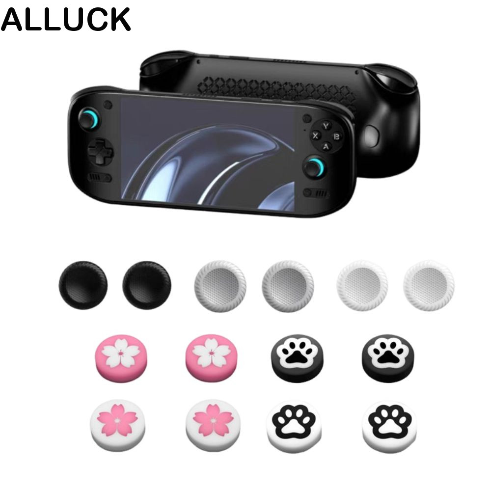 ALLUCK 4PCS Big จอยสติ๊กหมวก,ซิลิโคนลื่นเกมคอนโซลจอยสติ๊ก Rocker,อุปกรณ์เสริมที่มีสีสันเปลี่ยนหมวกสํ