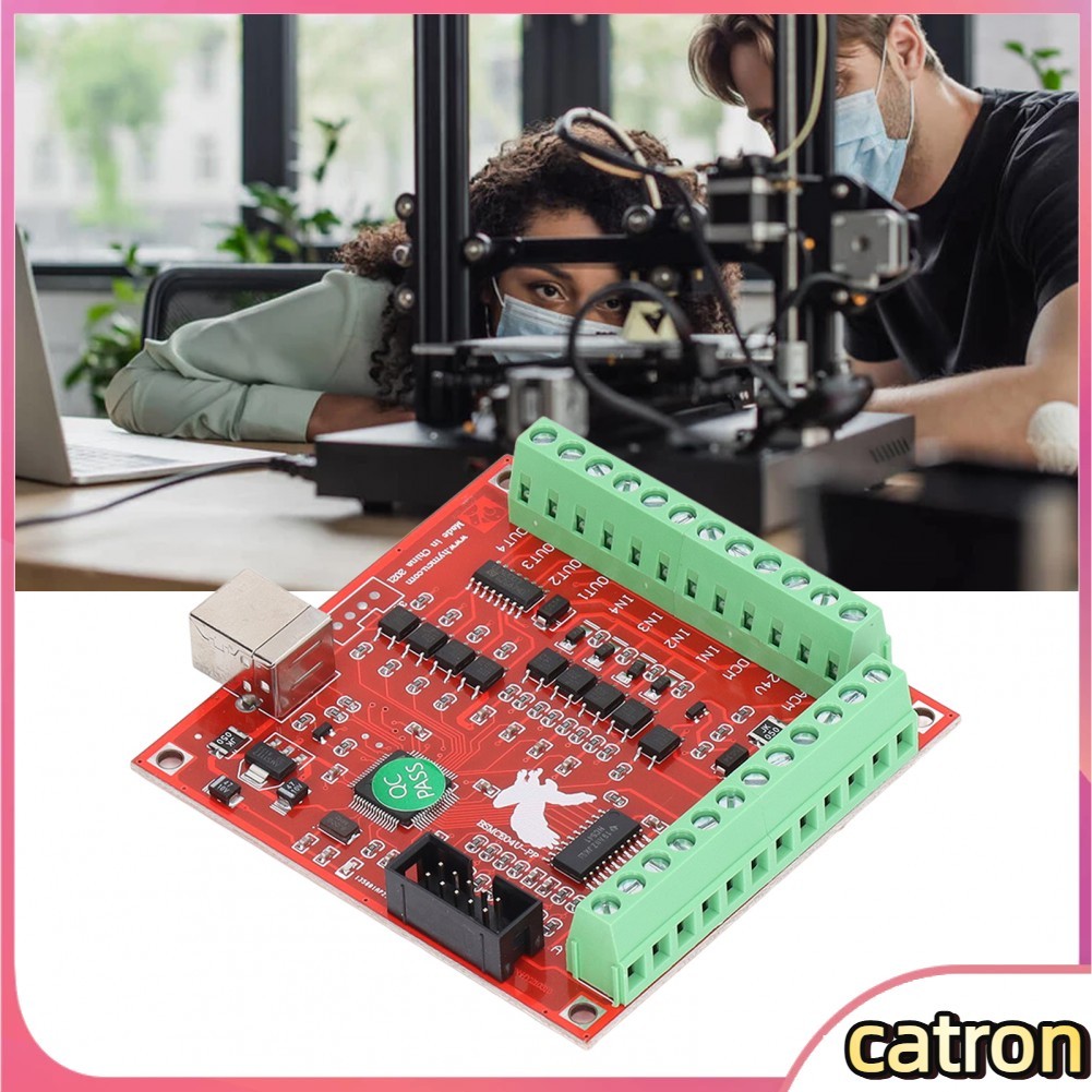 Catron-th Motion Control Card Interface Board Controller 4 Shaft พร้อมสวิตช์จำกัดสำหรับการแกะสลัก CNC