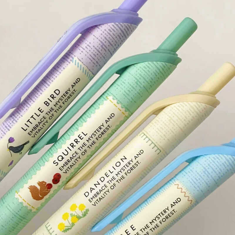 KOKUYO Gel Pen Muye Dreamland Limited Quick-Drying Student Exam Black Brush Question Pen Disney
