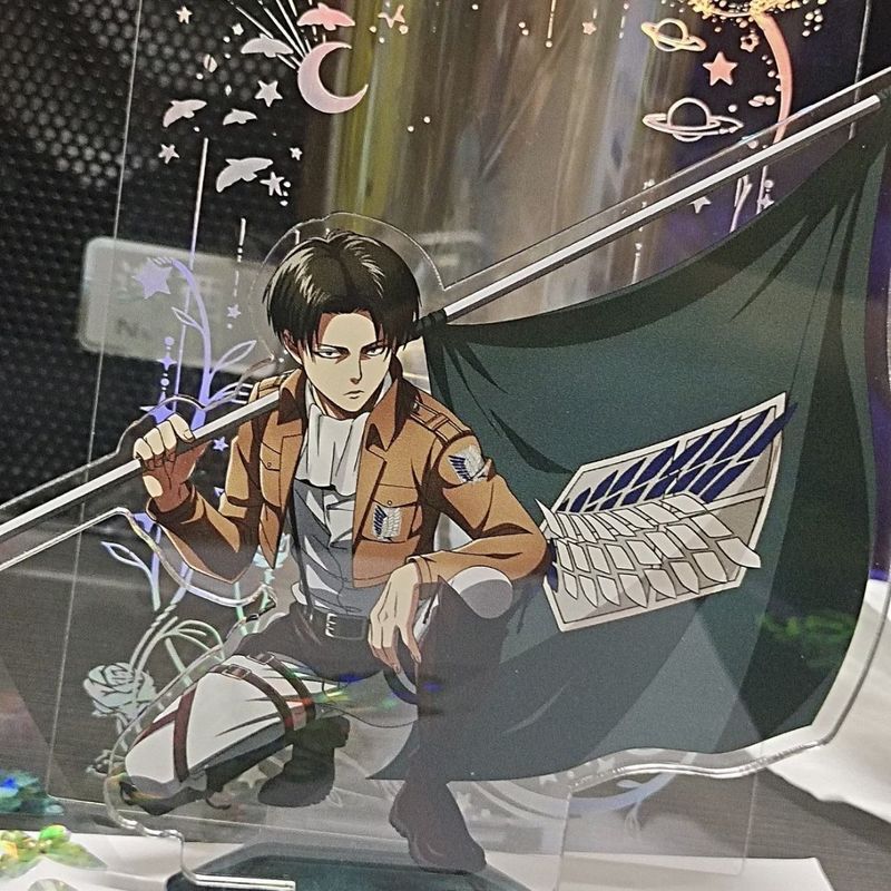 โจมตีTitan/Levi Ackerman/Levi Ackermanขาตั้งอะคริลิคMashandiseเครื่องประดับ/vpgb