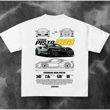 เสื้อสเวตเชิ้ต Ferrari 488 Pista