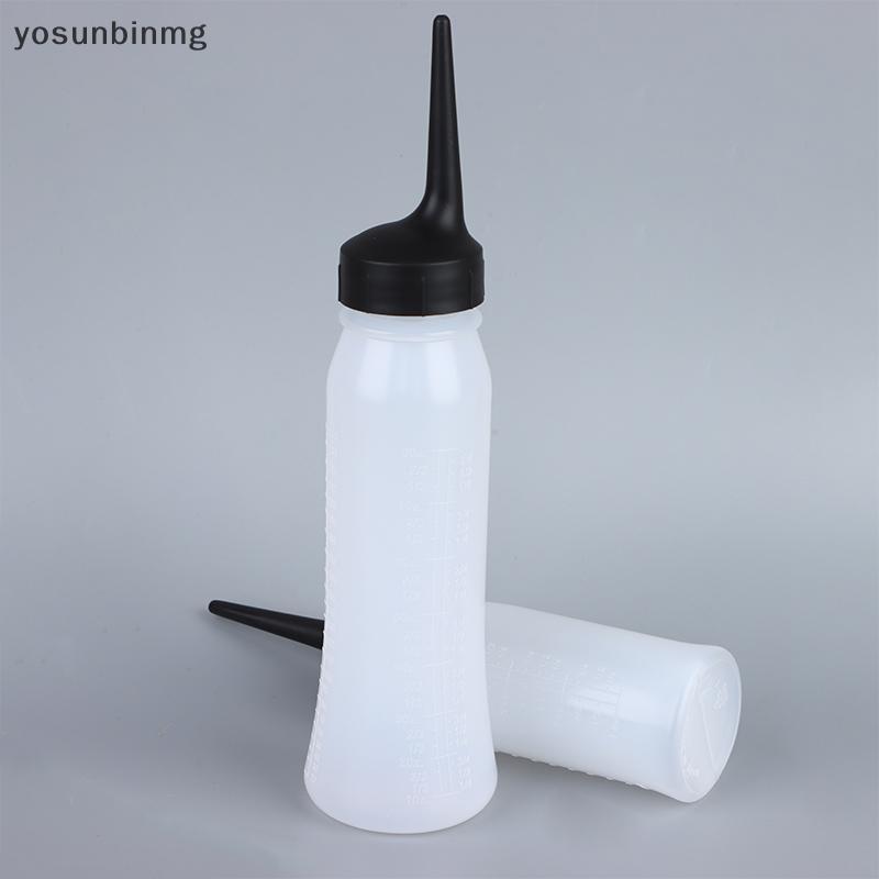 Yosunbinmg] 120ml 240ml พลาสติก Salon สีผม Applicator ขวดขนาด Hairdressing ขวดย้อมผมอุปกรณ์จัดแต่งทรงผมใหม่