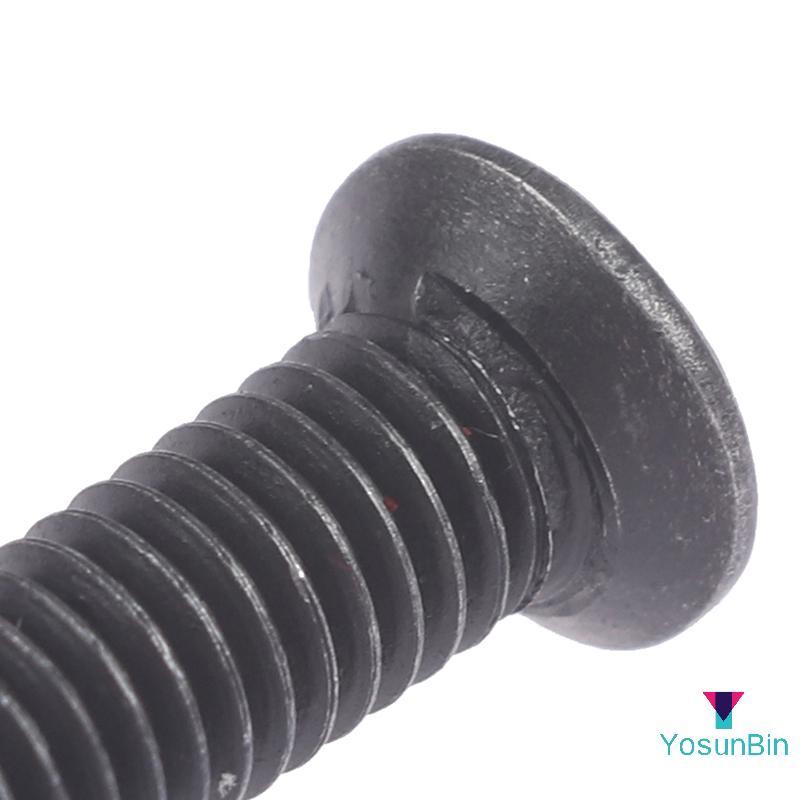 YosunBin] 10 ชิ้นสกรูยึด M6*22 ด้ายมือซ้ายสําหรับ 1/2UNF เจาะ Chu Shank อะแดปเตอร์ใหม่