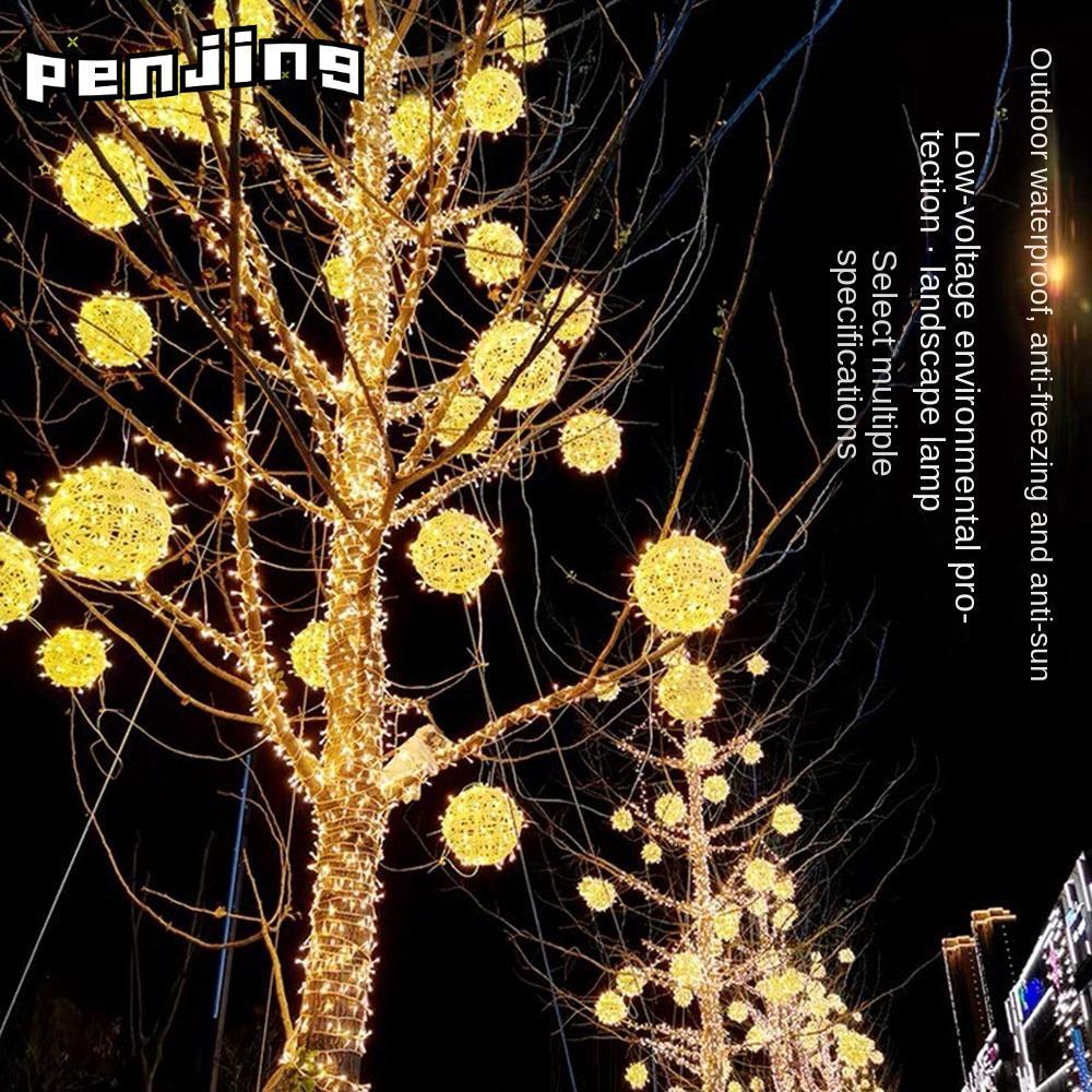 PENJING สายไฟนางฟ้า LED หลายสี 20 ซม. ไฟ LED สายไฟนางฟ้ากลางแจ้ง